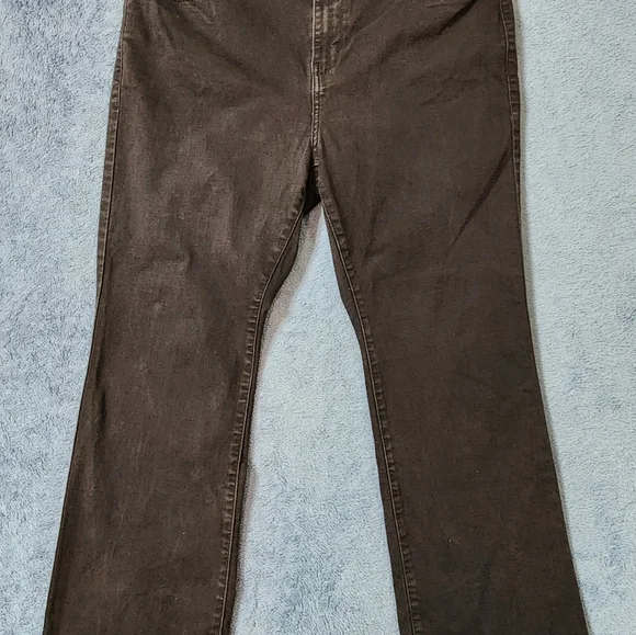 Levi's 725 Jeans Women's 16 W High Rise Bootcut Black 16W Boot Cut - Picture 3 of 9